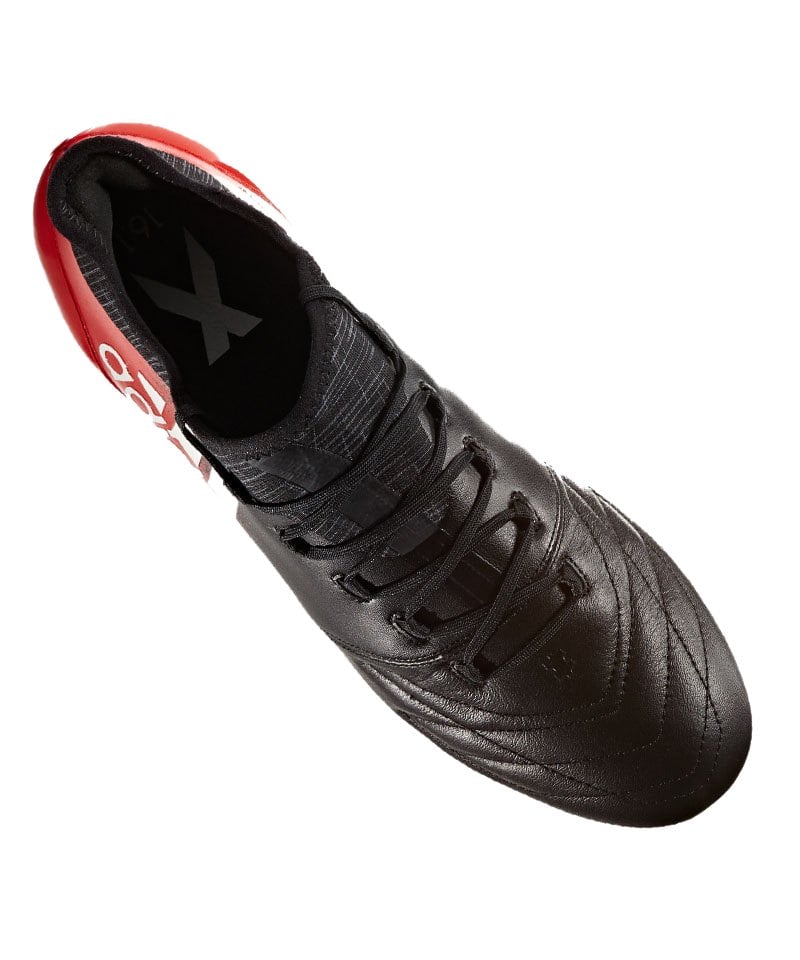 adidas X 16.1 FG Leder Rot Schwarz Weiss adidas X 16.1 FG Leder Rot Schwarz Weiss