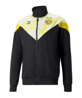 PUMA BVB Dortmund Iconic MCS Mesh Trainingsjacke Schwarz F02 PUMA BVB Dortmund Iconic MCS Mesh Trainingsjacke Schwarz F02