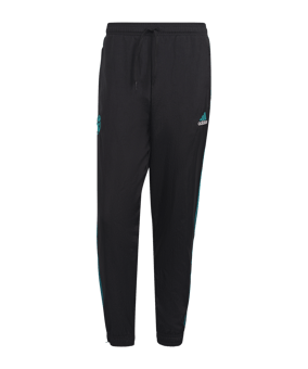 adidas Real Madrid Icon Woven Jogginghose Schwarz adidas Real Madrid Icon Woven Jogginghose Schwarz