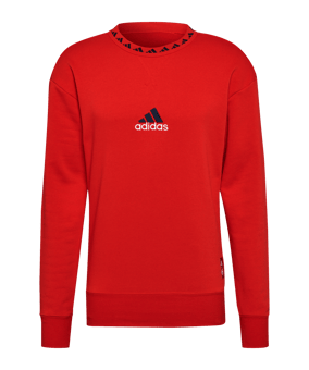 adidas FC Bayern München Icon Crew Sweatshirt Rot adidas FC Bayern München Icon Crew Sweatshirt Rot