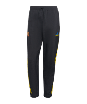 adidas Manchester United Icon Woven Jogginghose Schwarz adidas Manchester United Icon Woven Jogginghose Schwarz