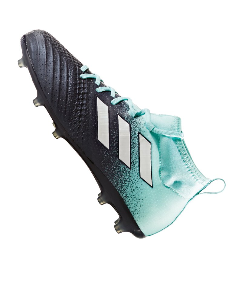 Adidas Ace 17 1 Primeknit Fg J Kids Blau Weiss Fussballschuh Nocken Rasen