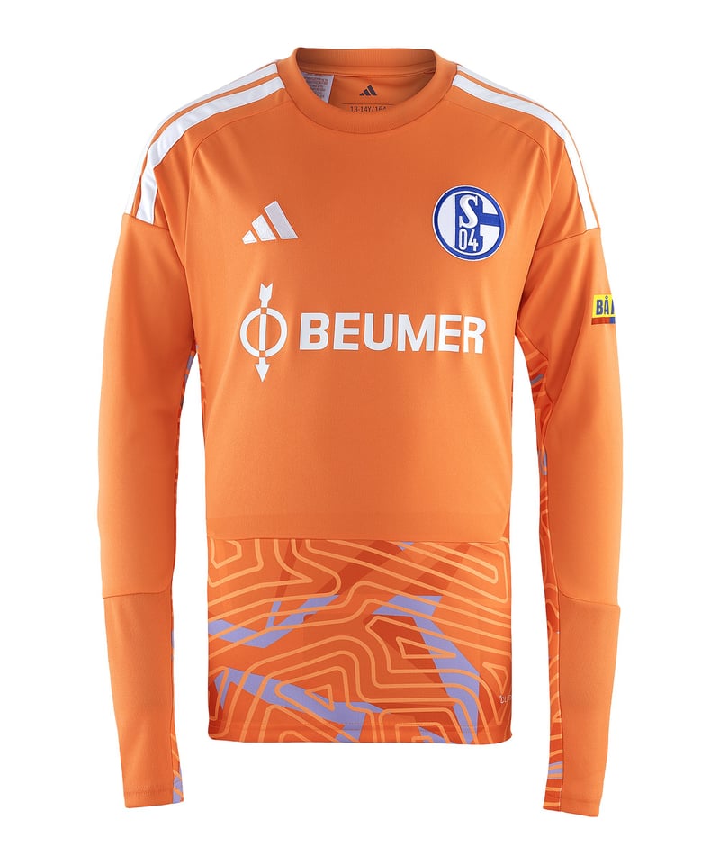 adidas FC Schalke 04 Torwarttrikot 2026/2027 Kids Orange - orange
