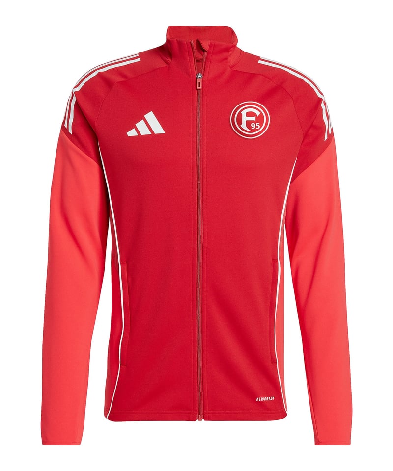 adidas Fortuna Düsseldorf Trainingsjacke Rot - rot
