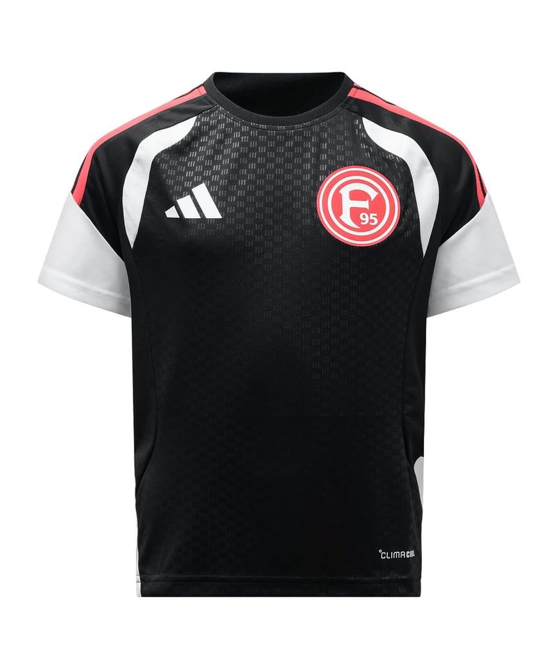 adidas Fortuna Düsseldorf Trainingsshirt Kids Schwarz - schwarz