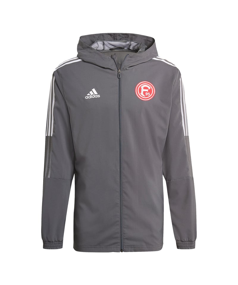 Adidas Fortuna Dusseldorf Windbreaker Grau Fan Shop Replica