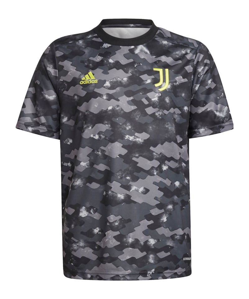Adidas Juventus Turin Prematch Shirt 2021 2022 Kids Grau Fan Shop Replica