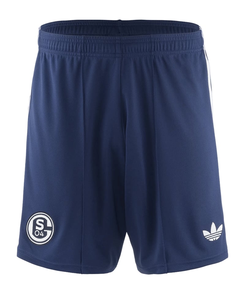 adidas Originals FC Schalke 04 Short Away 2026/2027 Kids Blau - blau