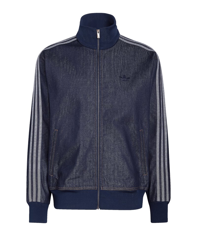 adidas Originals Firebird Adicolor Raw Denim Track Jacke Blau - blau
