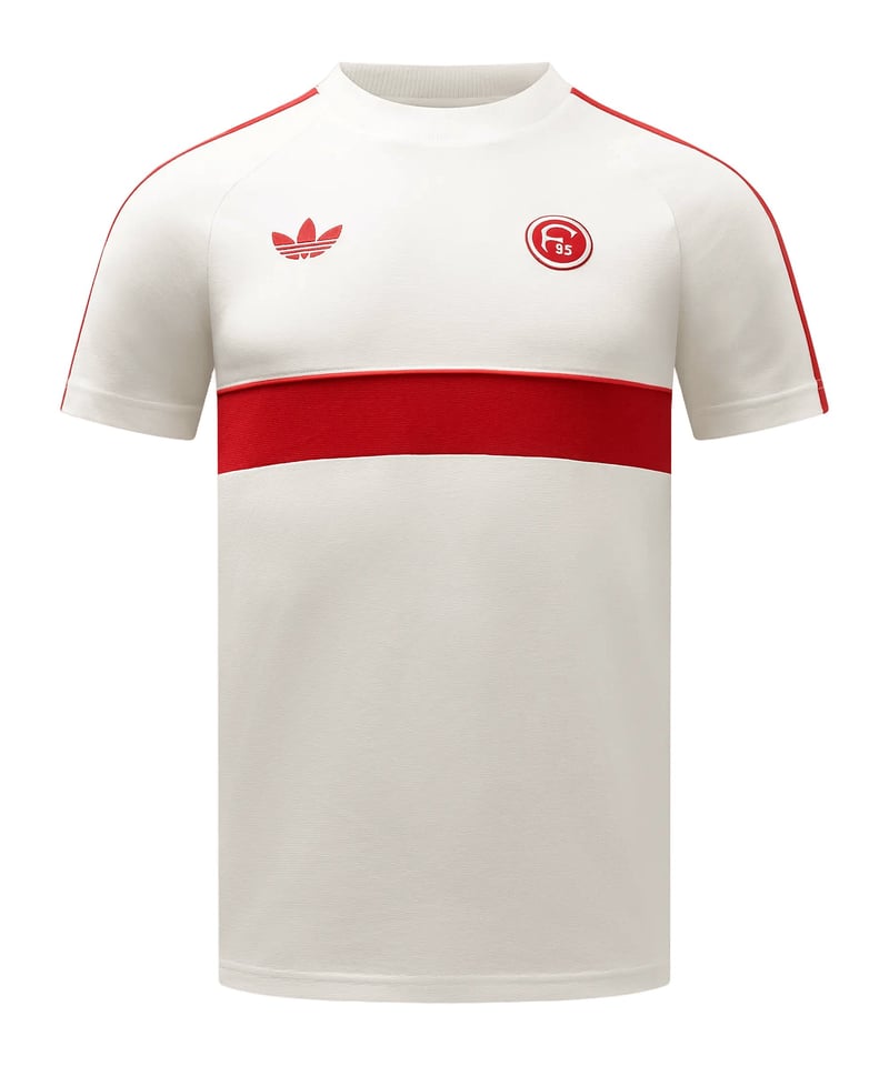 adidas Originals Fortuna Düsseldorf T-Shirt Weiß - weiss
