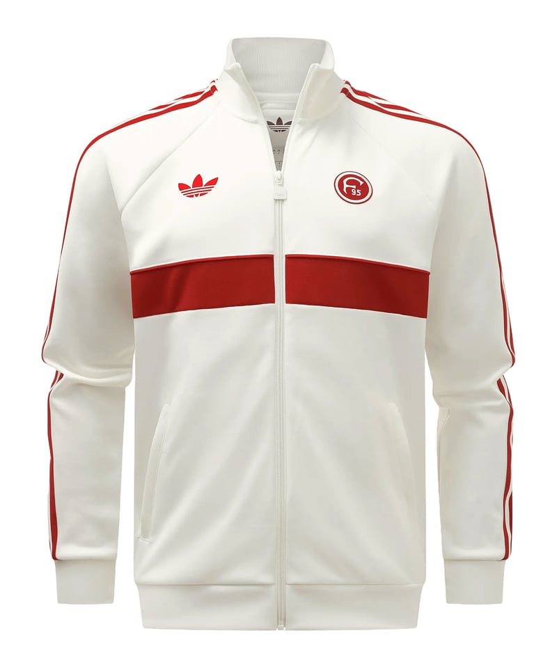 adidas Originals Fortuna Düsseldorf Trainingsjacke Weiß - weiss