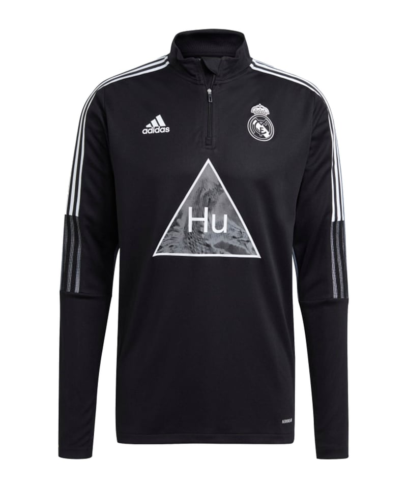 Adidas Real Madrid Human Race Trainingstop Schwarz Schwarz Fan Shop Replica