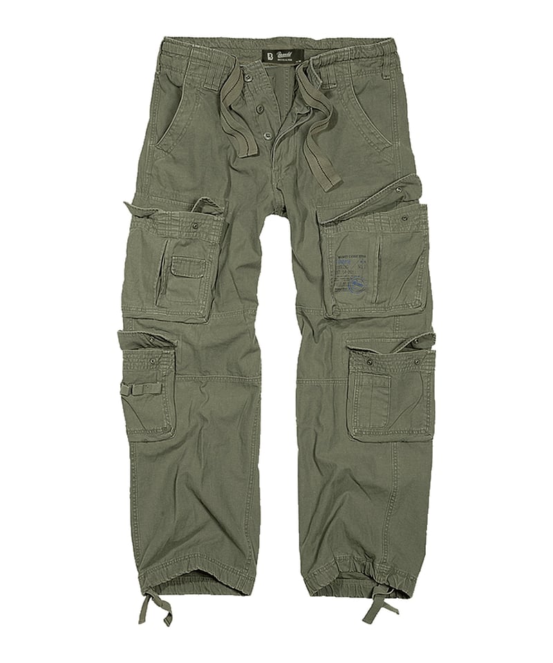 Brandit Pure Vintage Hose Grün - gruen