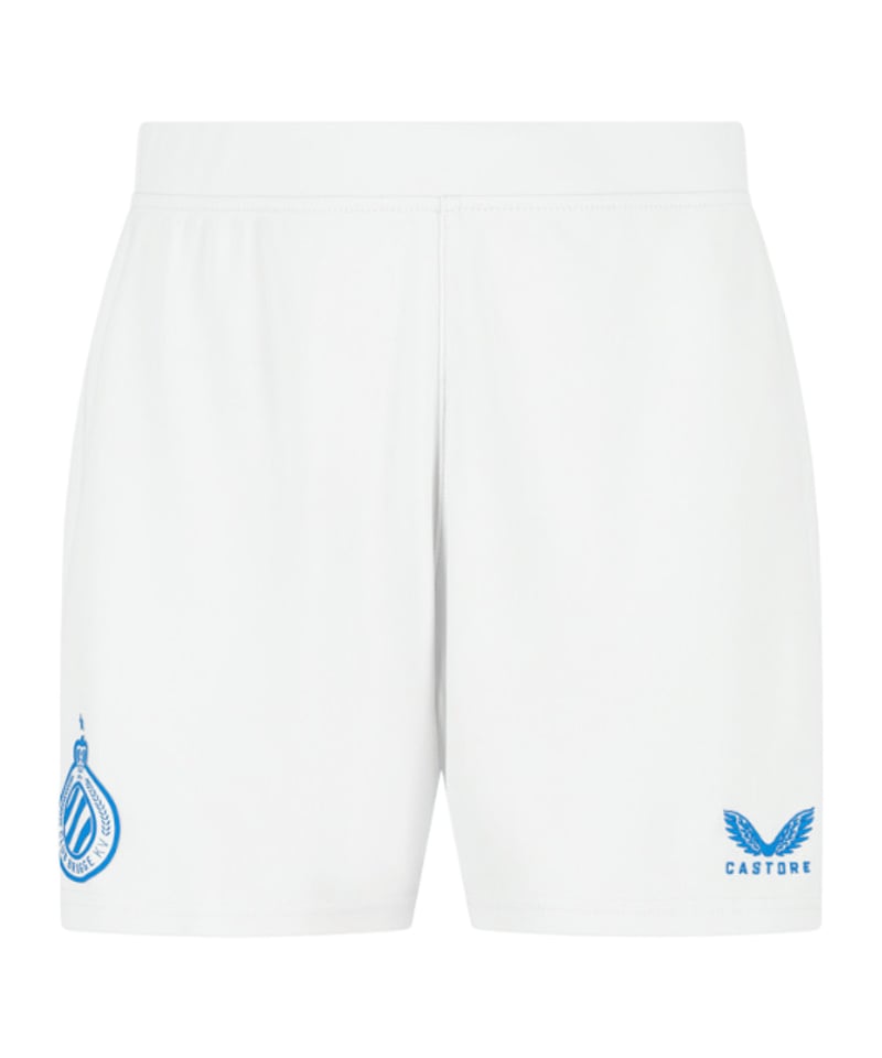Castore FC Brügge Short Auswärts 2025/2026 Weiß F123 - weiss