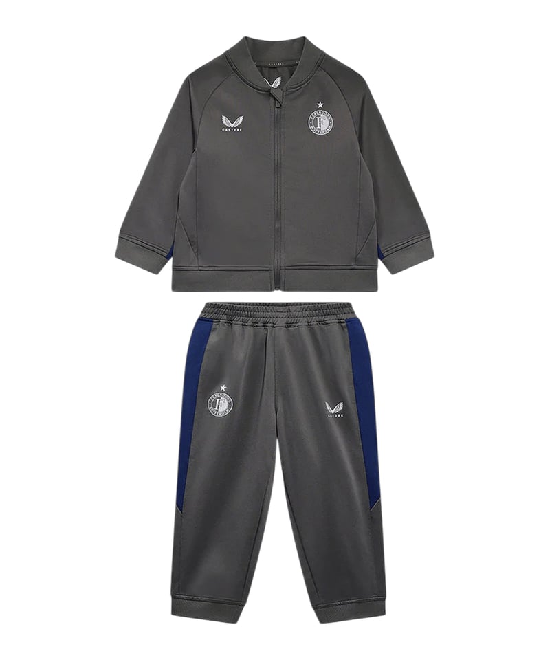 Castore Feyenoord Rotterdam Knit Trikot Set Grau F123 - grau