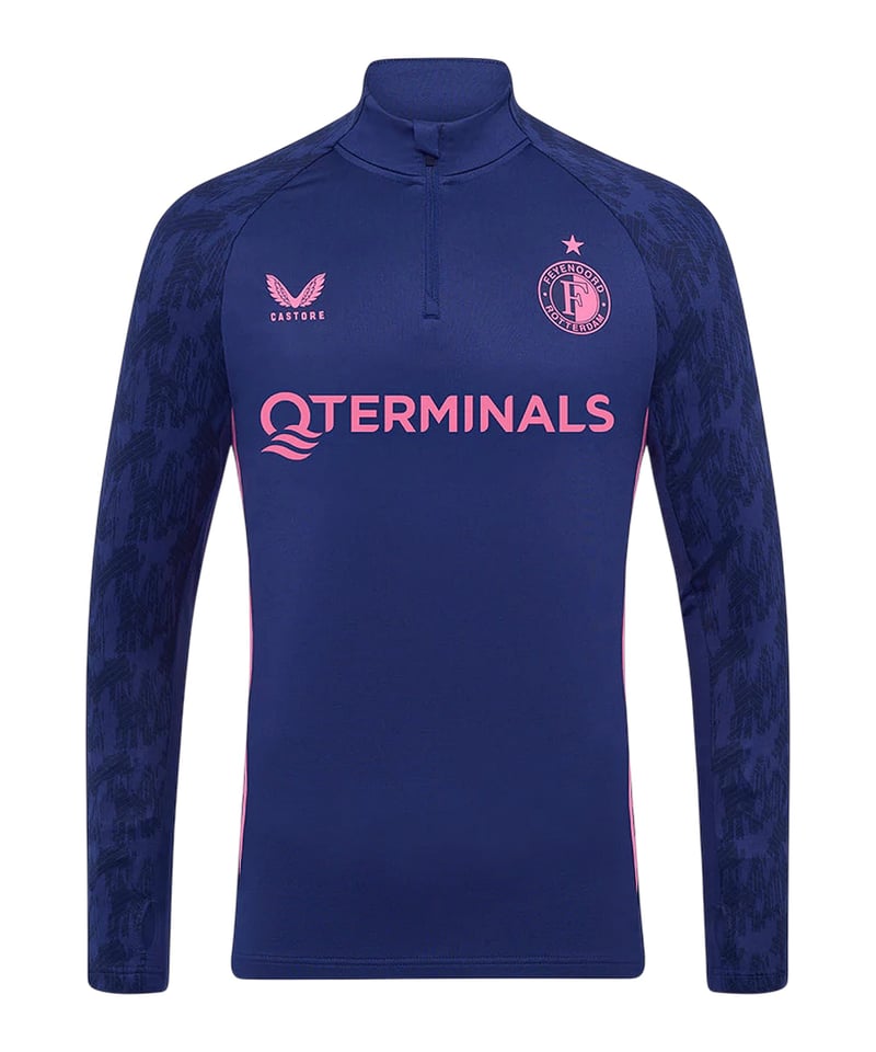 Castore Feyenoord Rotterdam Sweatshirt Blau F163 - blau