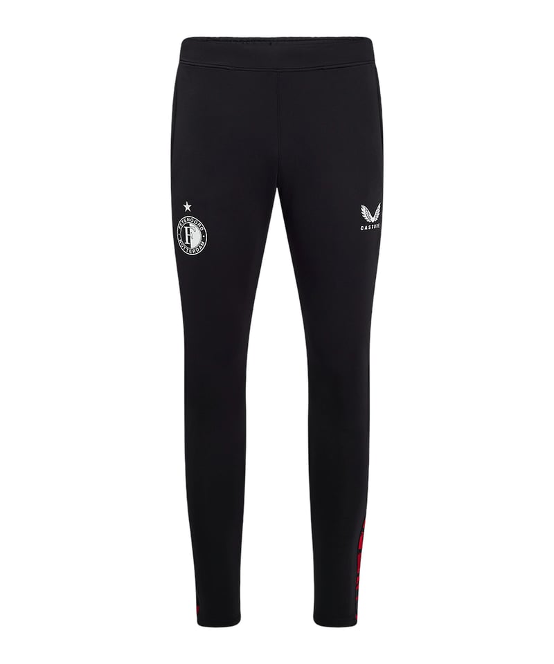 Castore Feyenoord Rotterdam League Matchday Trainingshose Kids Schwarz F015 - schwarz