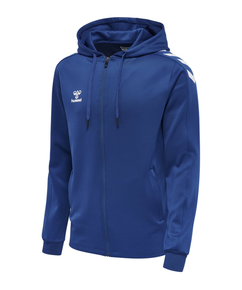 Hummel hmlCORE XK Kapuzenjacke Blau F7045 - blau