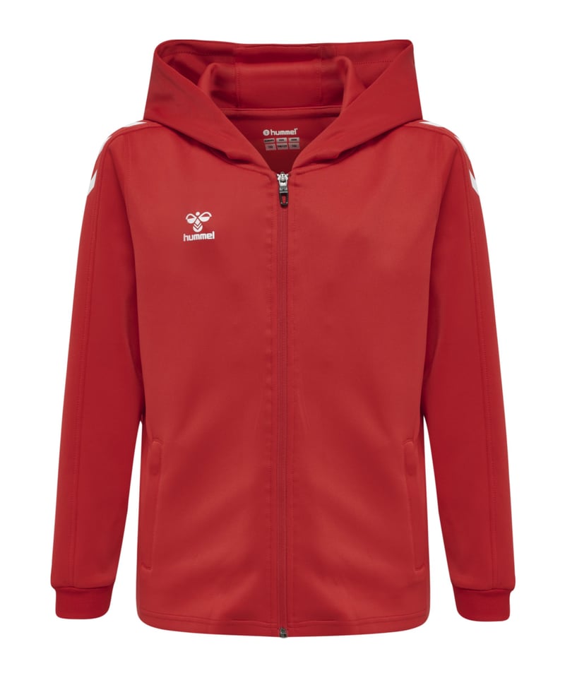 Hummel hmlCORE XK Kapuzenjacke Kids Rot F3062 - rot