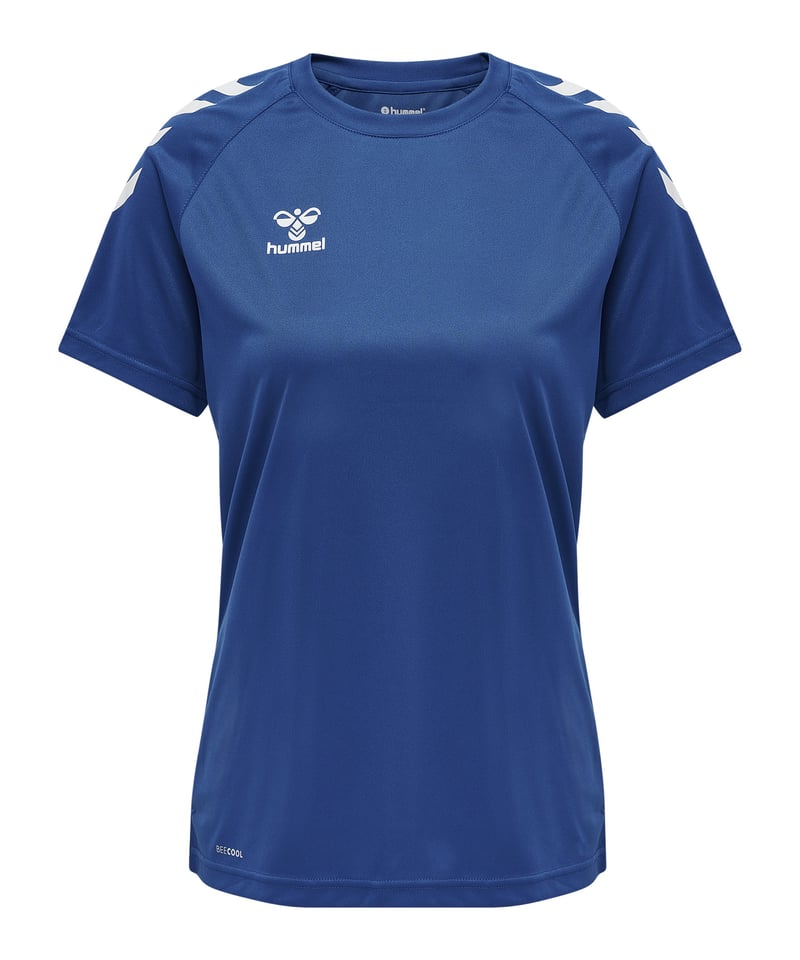 Hummel hmlCORE XK Poly T-Shirt Damen Blau F7045 - blau