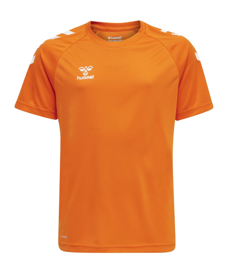 Hummel hmlCORE XK Poly T-Shirt Kids Orange F5190 - orange