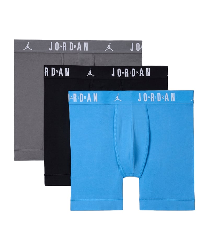 Jordan Flight Cotton Core 3PK Boxershort Blau FB9F - blau
