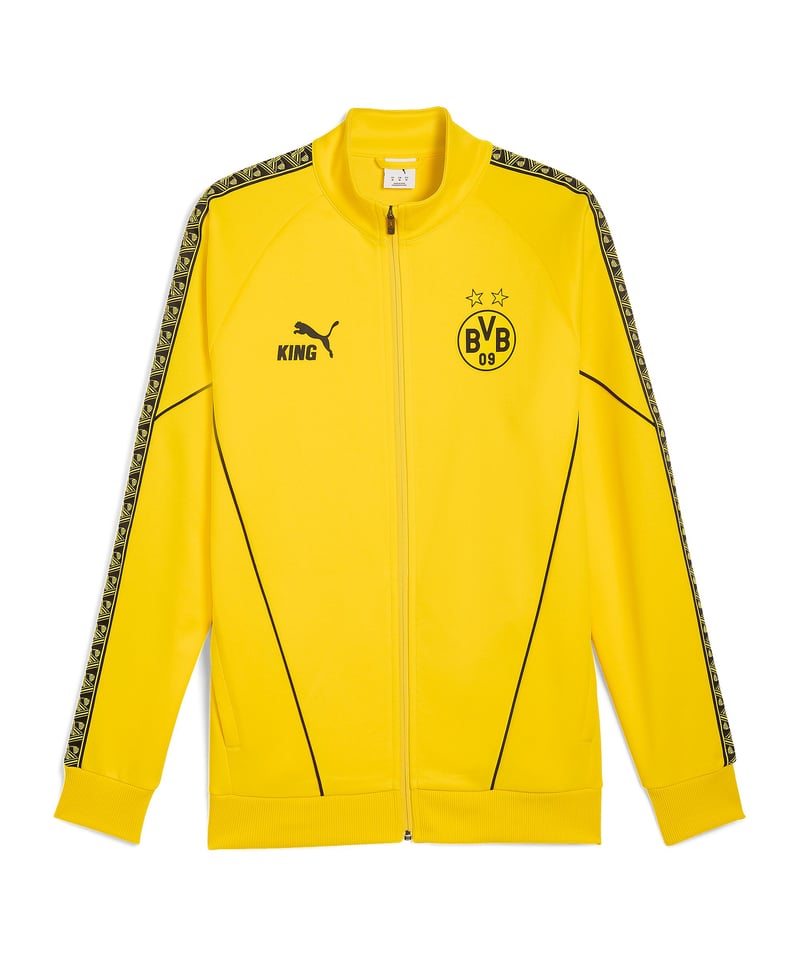 PUMA Borussia Dortmund King Anthem Jacke Gelb F01 - gelb
