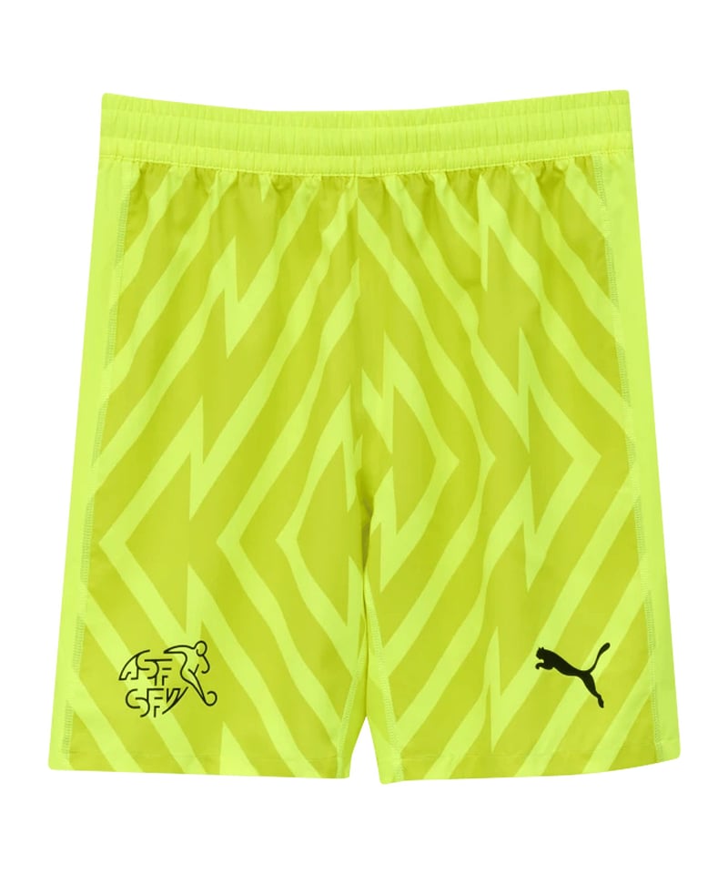 PUMA SFV Schweiz Torwartshort Kids Gelb F90 - gelb