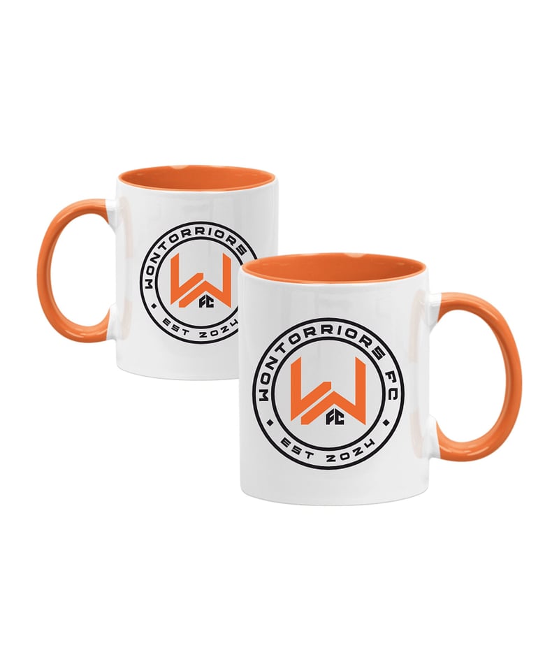 Wontorriors FC Fan Tasse Logo Accessoire Orange - orange