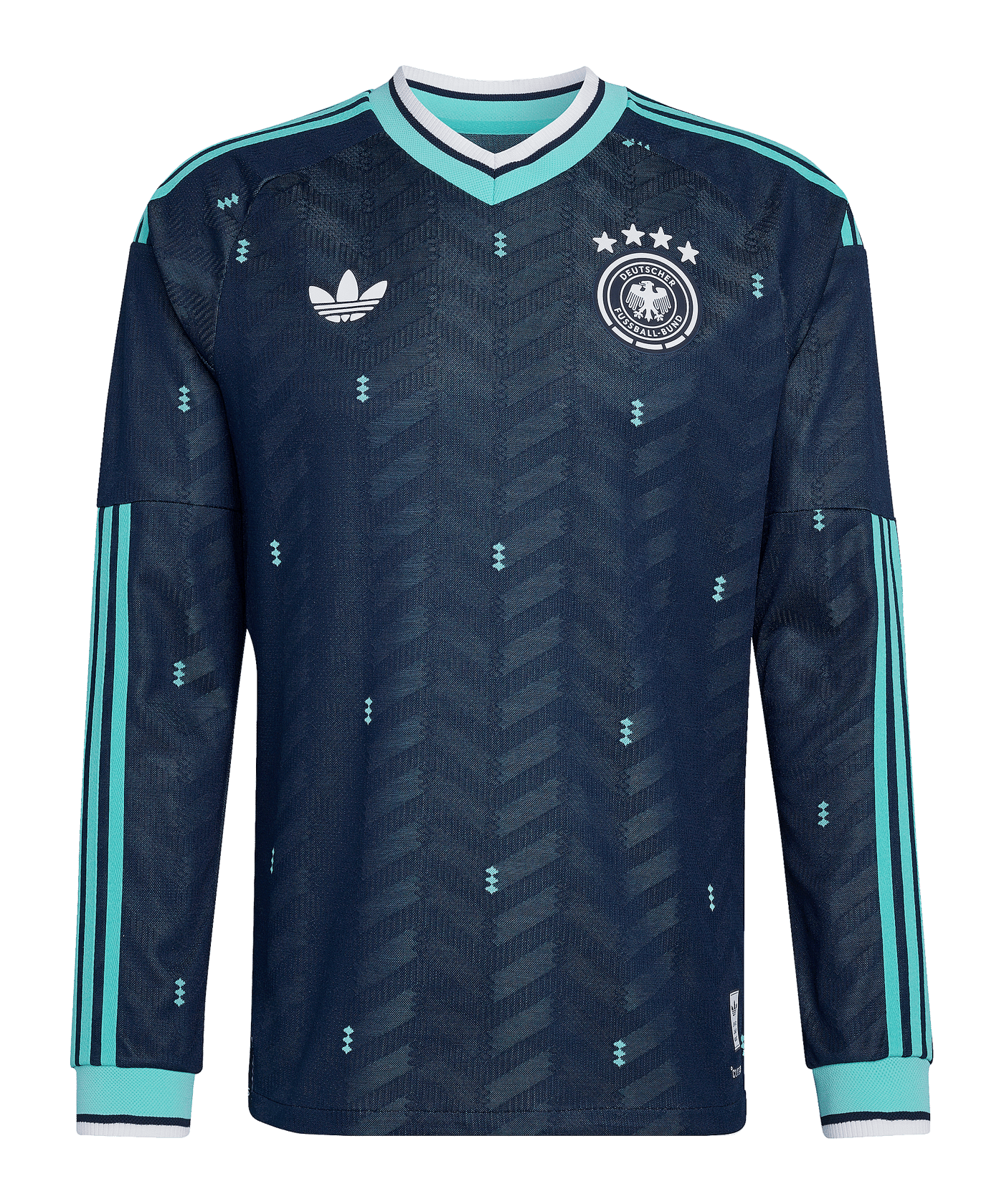 adidas DFB Allemagne Authentic Maillot à manches longues Away CM 2026 Bleu