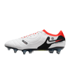 Nike Tiempo Legend X Elite SG AC Ready Weiss Schwarz Rot F100 - weiss