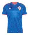adidas Kroatien Trikot Away 2026 Blau - blau