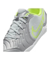 Nike Jr Tiempo Legend X Academy IN Mad Voltage Kids Silber Schwarz F001 - silber