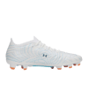 Under Armour Shadow Pro 4 FG Boundless Blue Weiß F100 - weiss