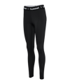 Hummel Pulse Mid Waist Tight Damen Schwarz F2001 - schwarz