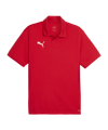 PUMA teamGOAL Poloshirt Rot F01 - rot