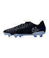 Nike Tiempo Legend X Academy MG Shadow Schwarz Silber Blau F040 - schwarz