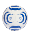 adidas Tiro Club Trainingsball Weiß Blau - weiss