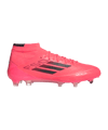 adidas F50 Elite Mid FG Vivid Horizon Damen Pink Lila Grau - pink