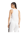 adidas Essentials Linear Tanktop Damen Weiß - weiss