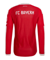 adidas FC Bayern München Authentic Trikot Langarm Home 2026/2027 Rot - rot