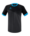 Erima Mantua Trikot Kids Schwarz Blau - schwarz