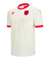 Macron FSHF Albanien Authentic Trikot Away WM 2026 Weiß - weiss