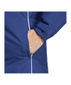 adidas Tiro 24 Kapuzenjacke Damen Blau Weiss - blau