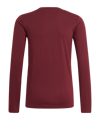 adidas Team Base Top langarm Kids Dunkelrot - rot
