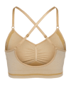 Hummel Mt Lulu Seamless Scrunch Sport-BH Damen Schwarz F2508 - schwarz