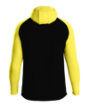 JAKO Iconic Kapuzenjacke Schwarz Gelb F808 - schwarz