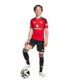 adidas Manchester United Short Home 2025/2026 Kids Schwarz - schwarz