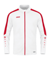 JAKO Power Polyesterjacke Kids Weiss Rot F004
