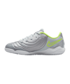 Nike Jr Tiempo Legend X Academy IN Mad Voltage Kids Silber Schwarz F001 - silber